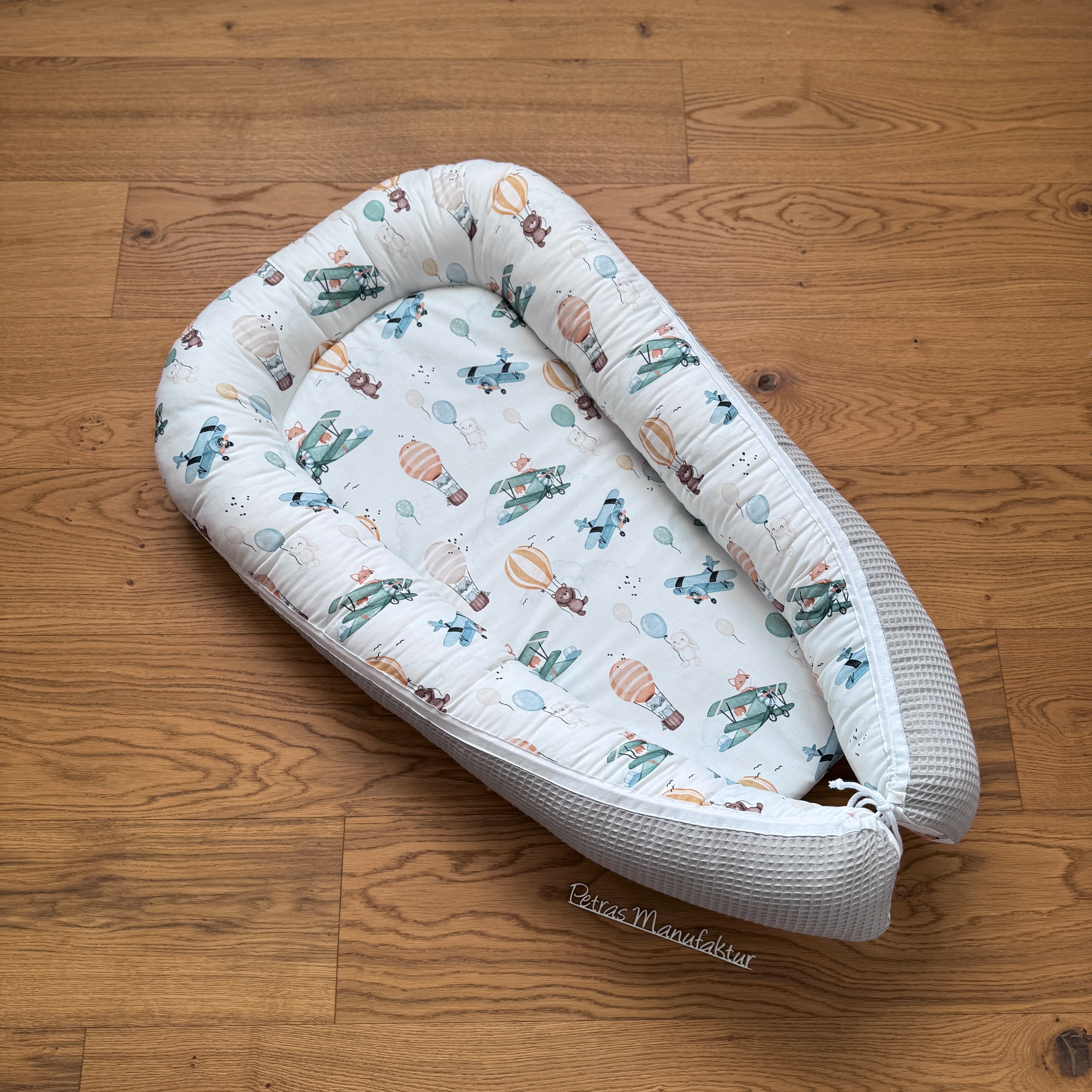 Babynestchen "fliegende Kuscheltiere“